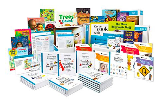The Creative Curriculum Materials including teaching guides, books, and classroom resources.