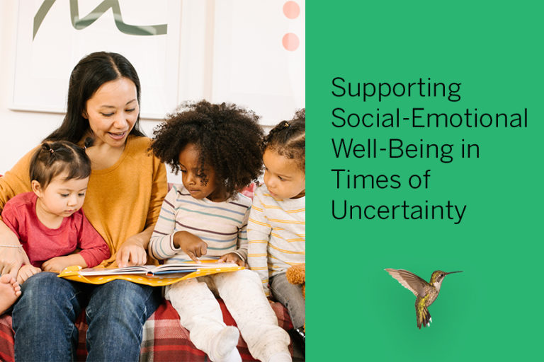 Supporting Social-Emotional Well-Being In Times Of Uncertainty ...