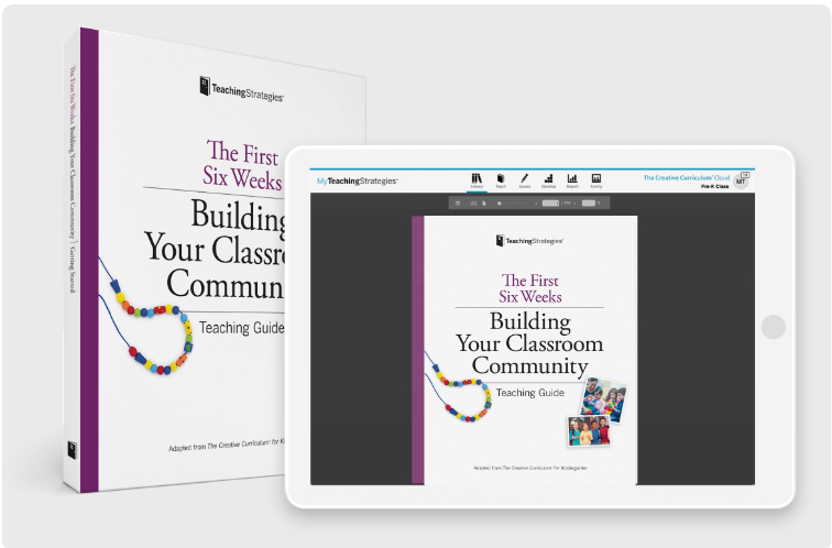 print and digital images for building your classroom community