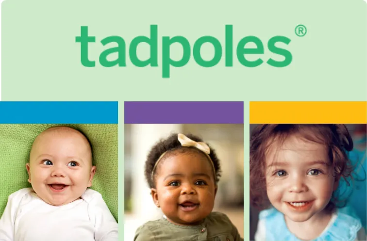 tadpoles product image three happy children smiling