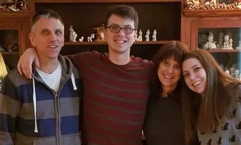 Jared and his family last Christmas